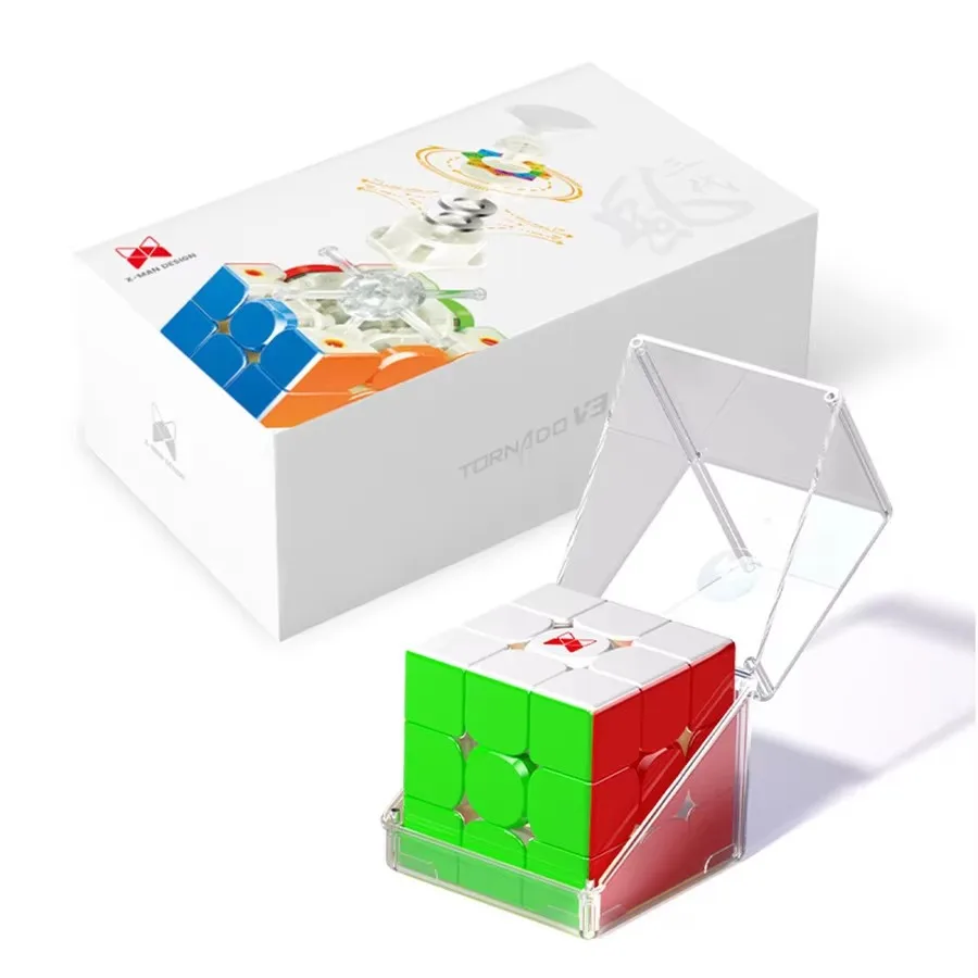 QiYi XMD تورنادو سلسلة V3/V4 M 3x3x3 الرائد/الرائد ماجليف الأشعة فوق البنفسجية المكعب السحري المهنية سرعة لغز لعبة الأطفال Cubo Magico