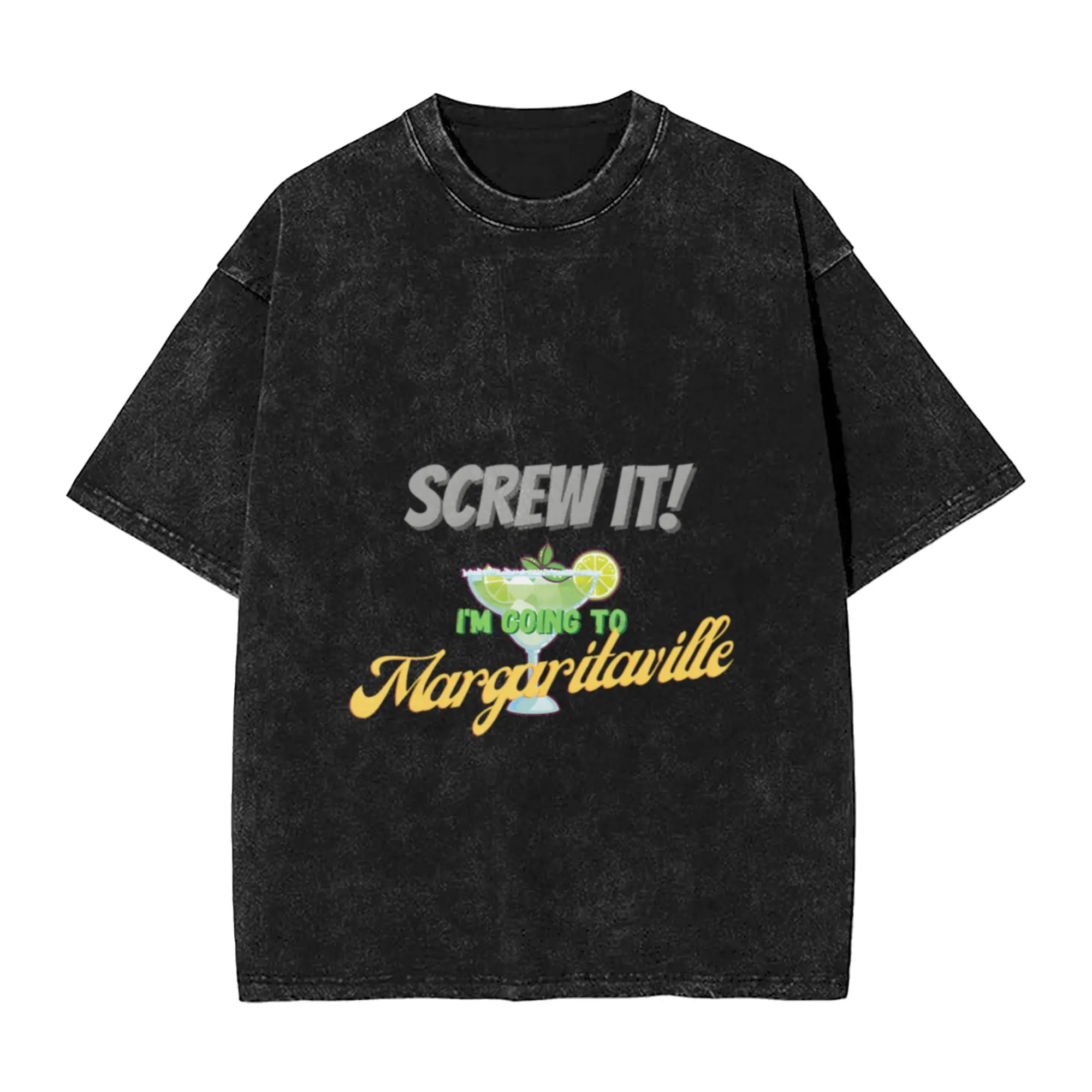 Screw It I m Going to Margaritaville Relaxed Vacation Vibes Design Classic Stylish A Vintage Oversized Cotton Unisex T-Shirts