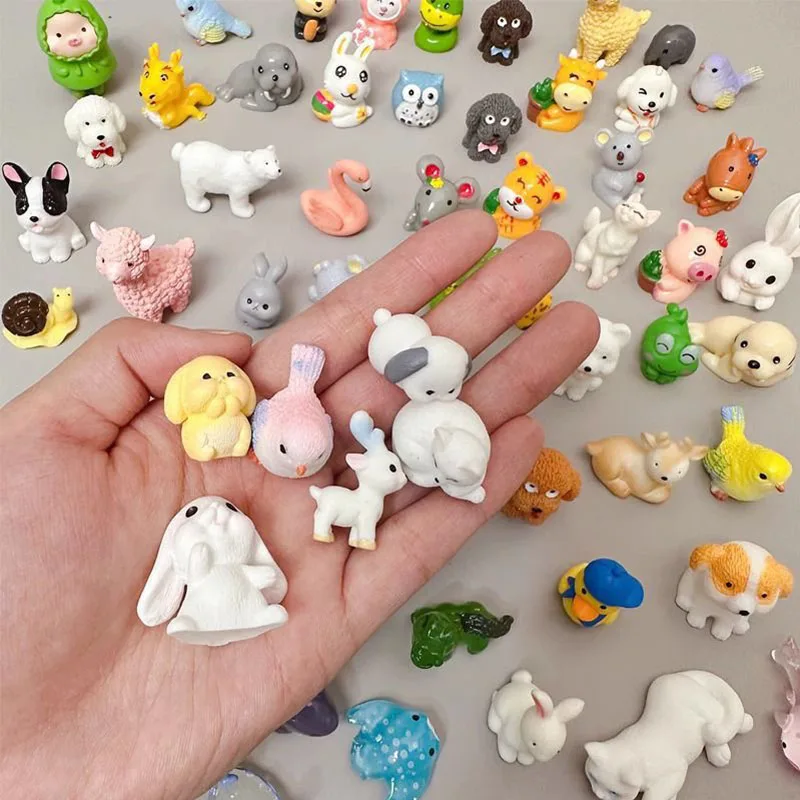 ,2026 Small Gift Mini Independent Packaging Blind Bag Surprise Kawaii Animal Model Toy Bear Pig Blind Box Birthday Party Favors