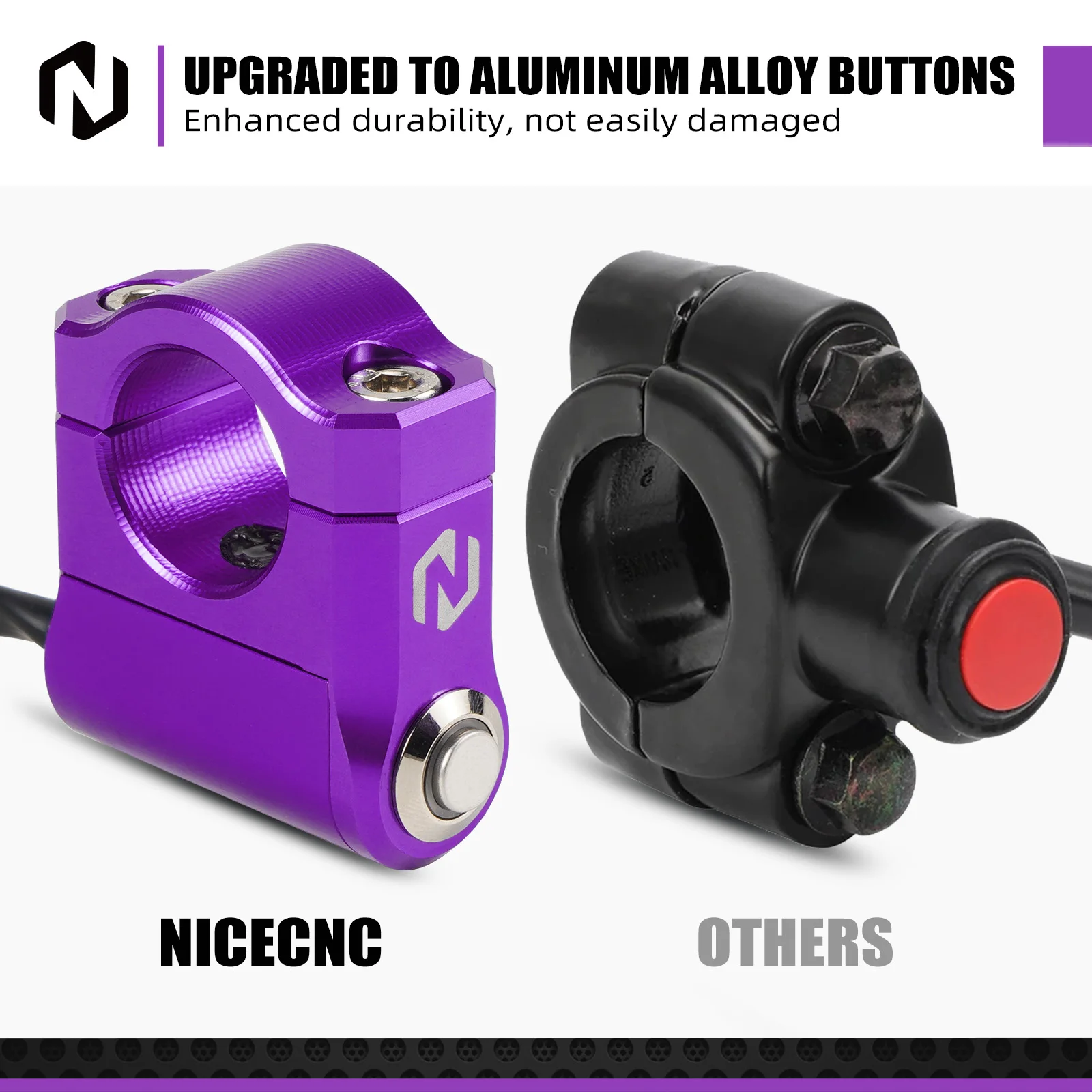 ل Surron ضوء النحل X S 2024 دراجة كهربائية Sur ron Segway X160 X260 NICECNC اكسسوارات الألومنيوم التوصيل والتشغيل العلوي التبديل #5