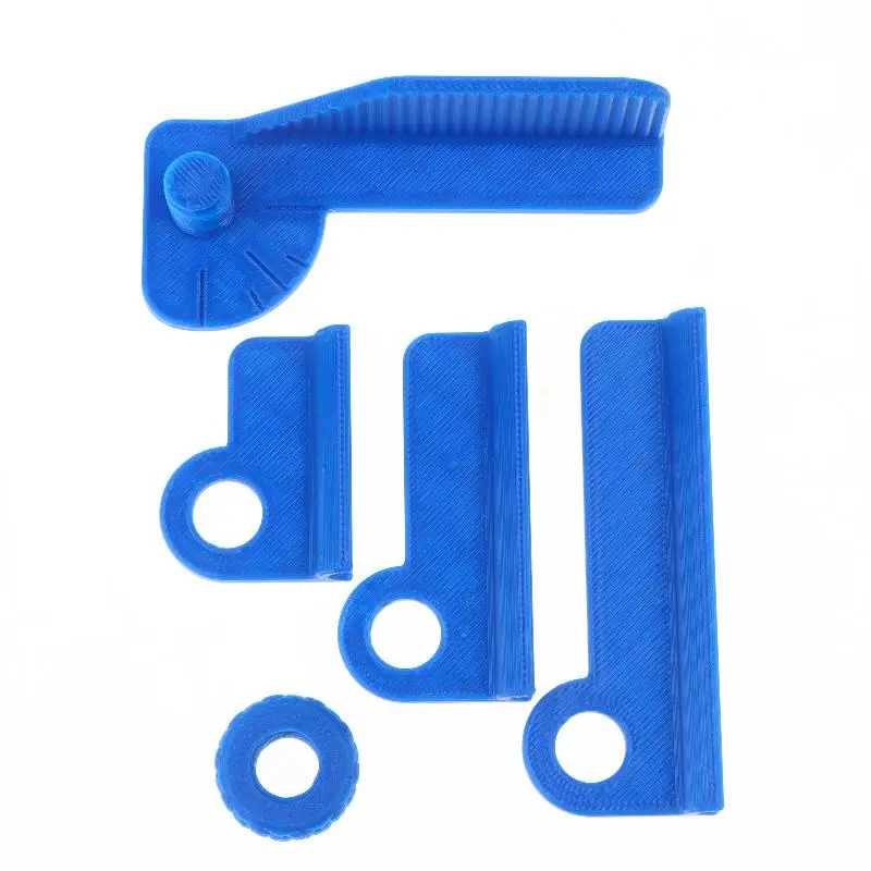 5-Angle Adjustable Drill Guide 0°30°45°60°90° Precision Positioning Drill Jig 3 Length Replaceable Woodworking Tools