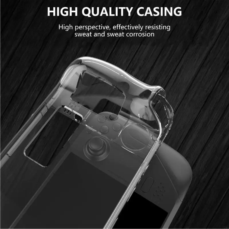 27RA PC Hard Case for SteamDeck Host Split Crystal Protective Case Gamepad Cover