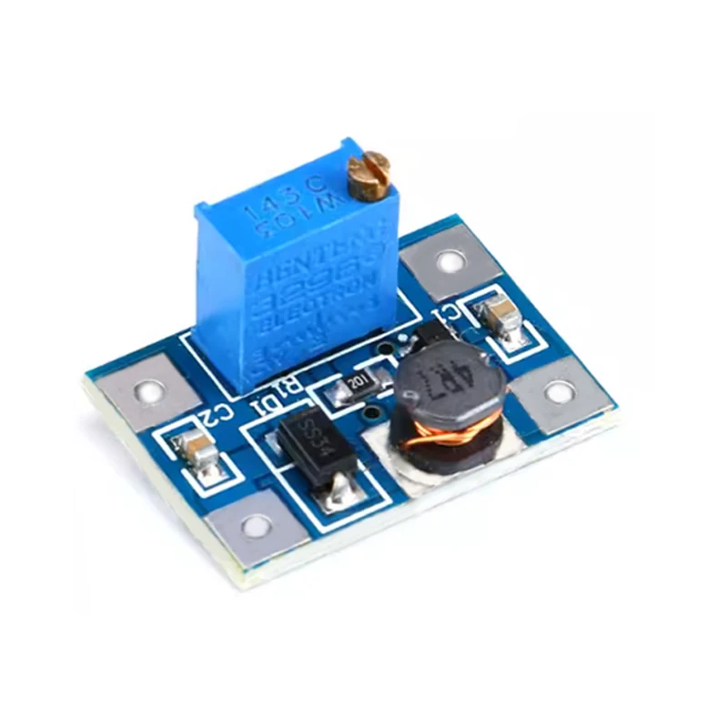 SX1308 DC-DC Adjustable Step-Up Boost Converter 2V-28V 2A Module for Arduino Solar DIY Power Bank Electronics Kit Electronica