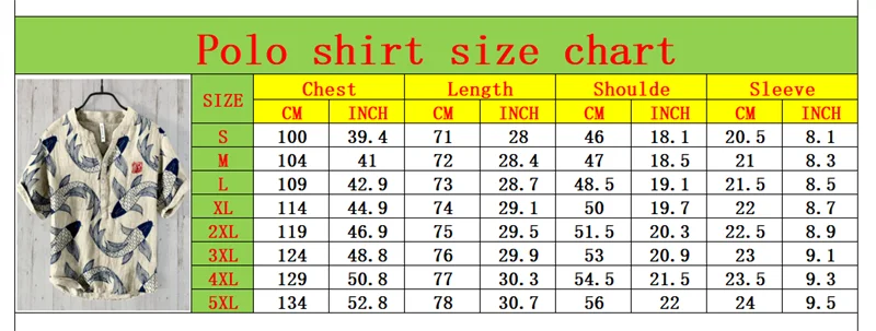 Men\'s trendy linen shirt 100% linen 3D HD print fish series casual loose Hawaiian large size shirt S-5XL fast shipping