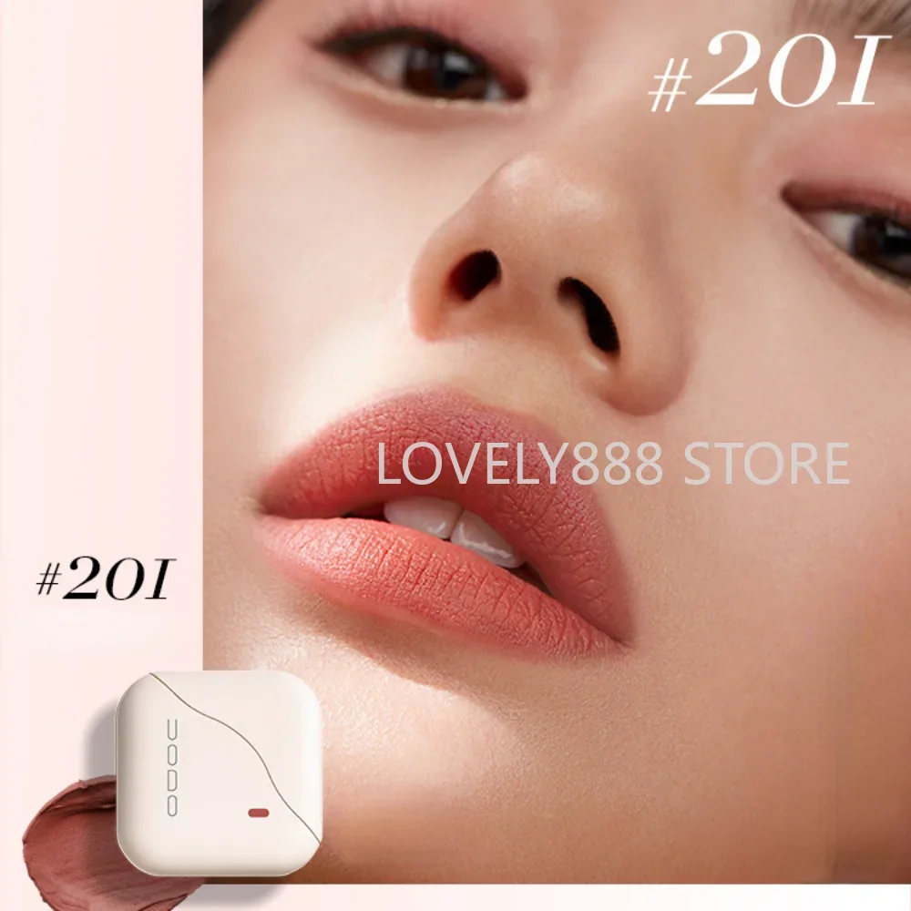 UODO Lip Mud Lip Gloss Lipstick Matte Color Nourishing Velvet Matte Long-lasting Waterproof Invisible Lip Lines Makeup Cosmetics