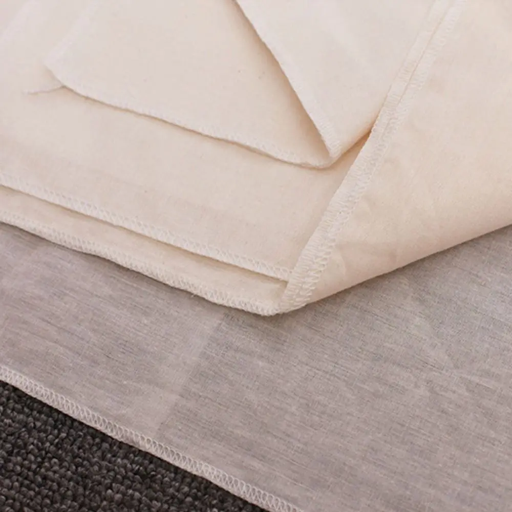 Square Locking Edge Tofu Cotton Gauze Cheese Filter Cloth Filter Gauze Steamer Mat Insulation Cover