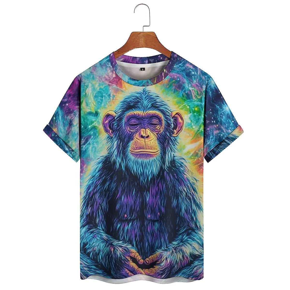 

Summer Sports Creative Men's 3D Printed Short-Sleeve T-Shirt - Pullover All-Over Print with Smooth Fabric