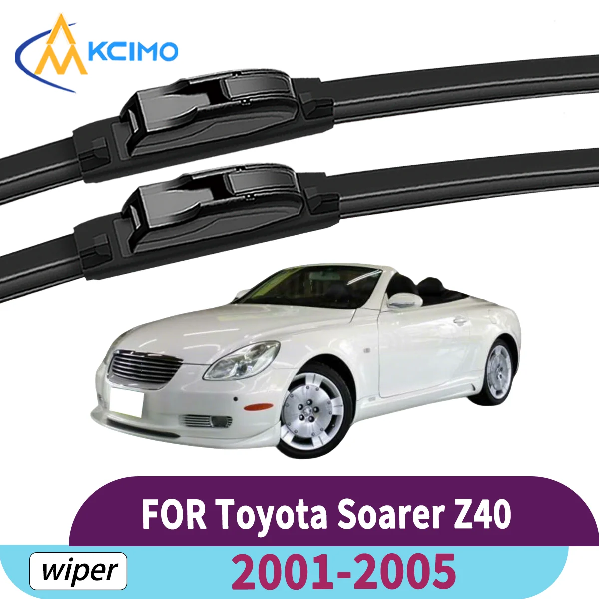 

2 шт. щетки стеклоочистителя переднего стекла для Toyota Soarer Z40 2001-2005, автомобильные аксессуары для лобового стекла