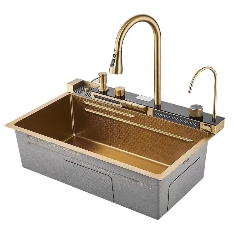 Hot Sale New Nano Scratch Resistant Kitchen Sink Smart Sink