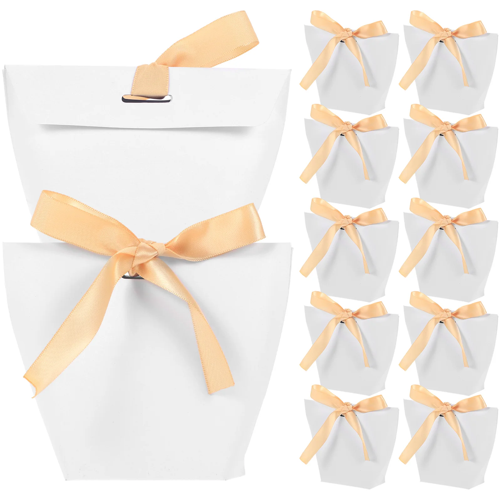 

20pcs Gift Wrapping Bags Birthday Party White Favor Child Packaging Goodie Wedding Treat Boxes Small Creative