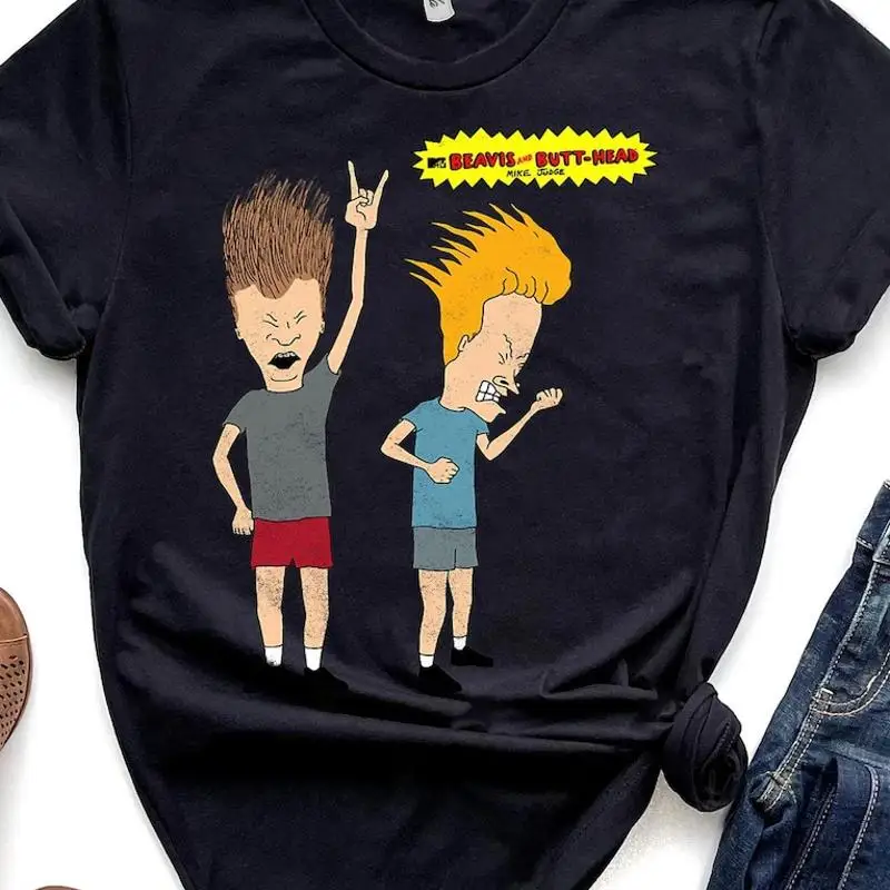 MTV Beavis And Butthead Music Television T-Shirt