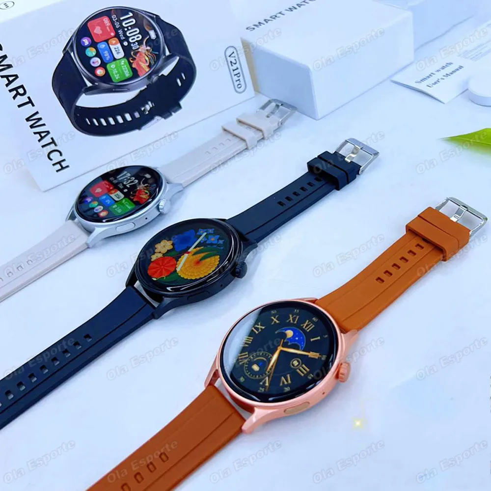 New Watch 5 Pro GPS SmartWatch BluetoothCall IP68 Waterproof AMOLED Screen Custom Watch Face Sport Smartwatch Men Women iOS Hw12