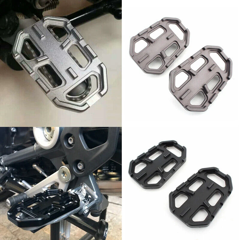 1 Pair CNC Foot Peg Extender Pedal Rest Titanium &Black Fits for BMW R1200GS 2013-2017 G310GS S1000XR