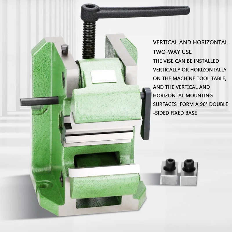 Milling Machine V-Shaped Vise Clip Round Tubular Object 4 Inch Cylindrical Vertical Center Vise Machine With Flat Pliers