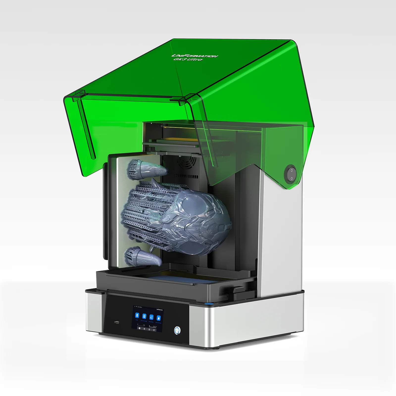 UniFormation GK3 Ultra 9.6 Inch 3D Printer 16K Mono Screen New Condition Resin Printer Featuring Heating System Odor Filter PLA