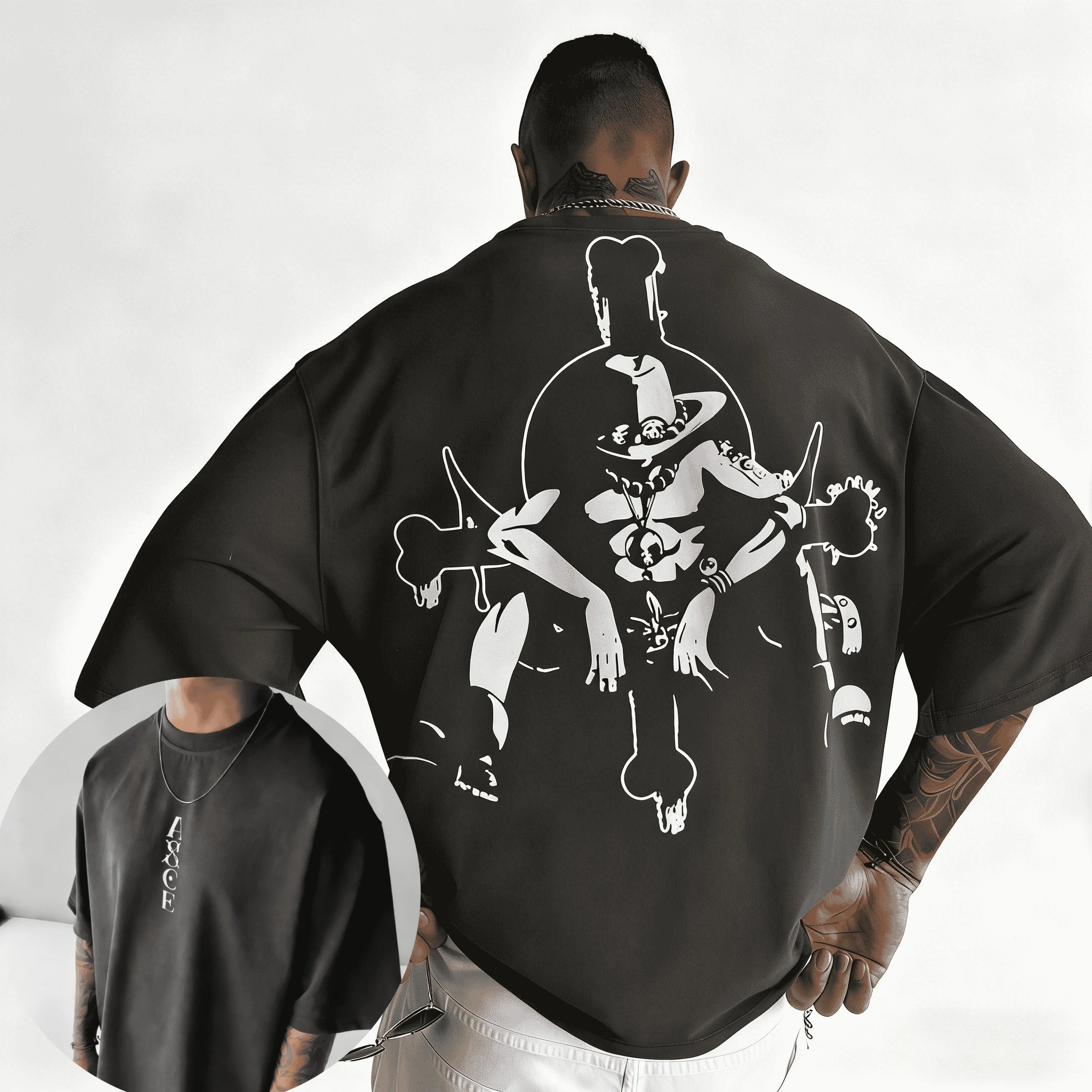 One Piece Anime Crew-neck Cotton Short-sleeved Bandai 2026 Summer New Product Men's Loose and Breathable Sports Couple T-shirt