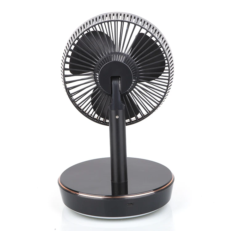 Mini ventilador elétrico com mudo, prático ajustável, USB, móvel, portátil, recarregável, prático, novo design, tão baixo quanto, 30dB