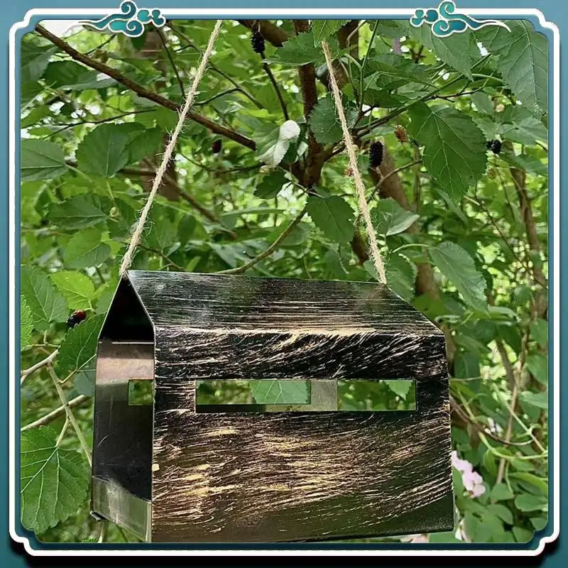 

Premium Hanging Feeding Food Dispenser Holder Outdoor Bird Feeder Outdoor Horticulture Garden Decoration