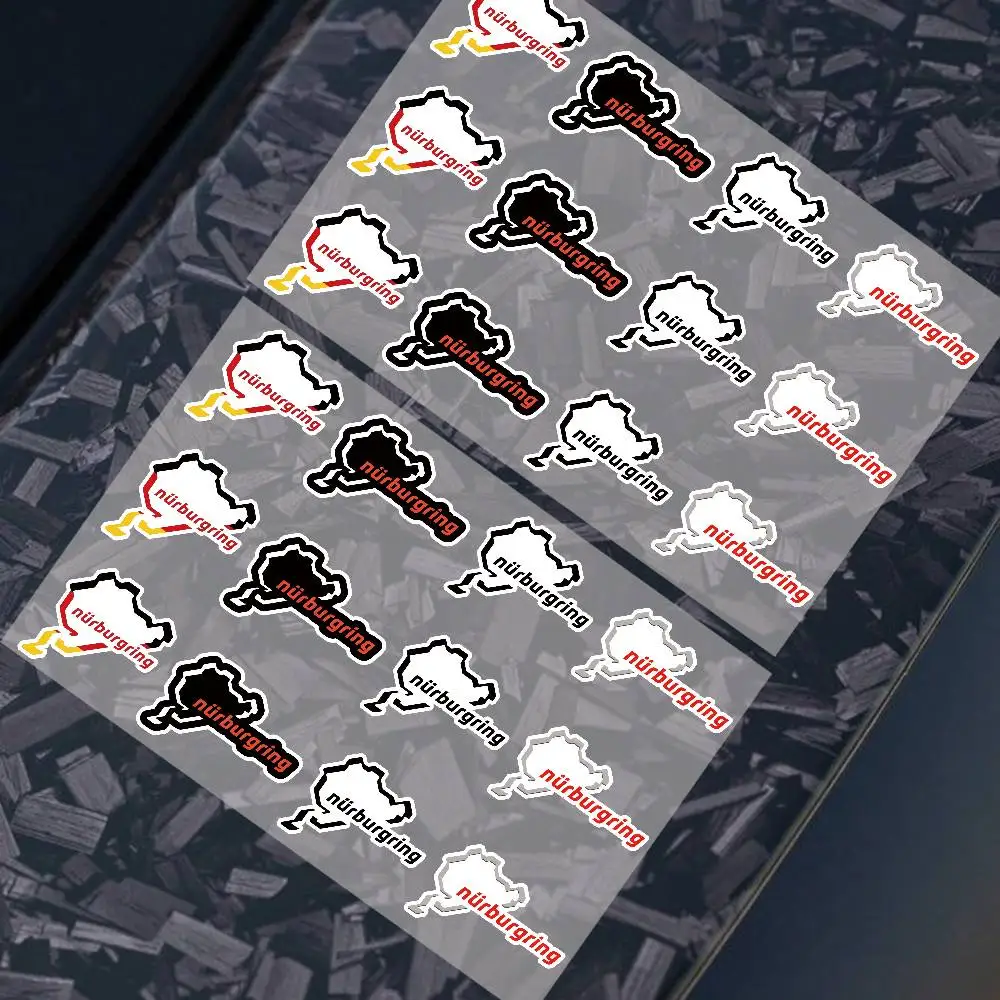 1PC Fahrrad Motorrad Auto LocomotiveSticker Styling Vinyl Aufkleber Aufkleber Dekoration FÜR N-Nurburgring Track
