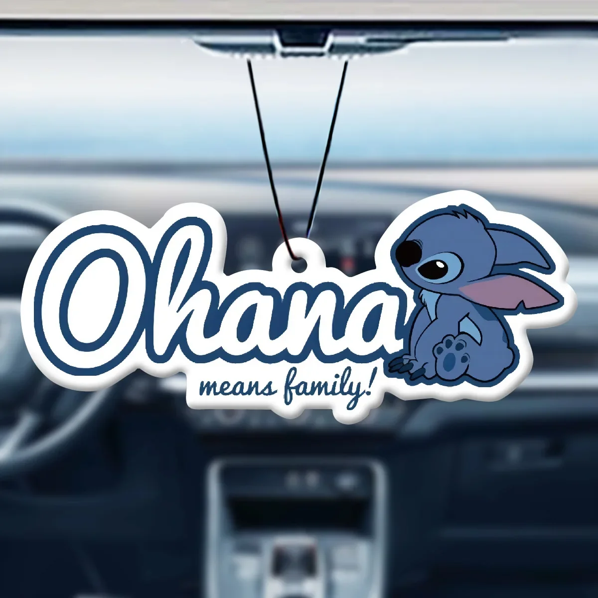 Disney Stitch Anime Figure Car Air Freshener Lilo and Stitch Long Lasting Scented Paper Tablets Car Decorations Christmars Gifts