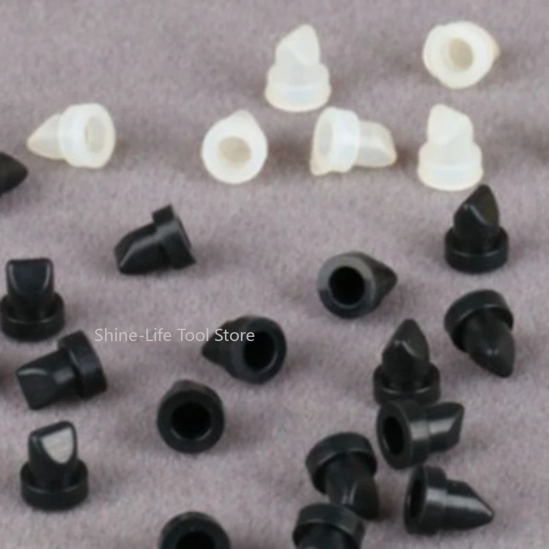 SL Silicone Rubber Duckbill One-Way Valve Anti Backflow Rubber Check Valve Dia 2/4/4.5/5mm Black Transparent