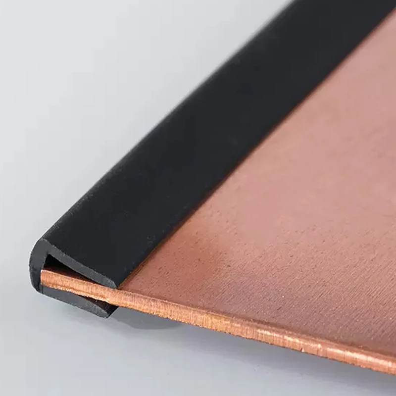 1 متر الأخدود 1-12 مللي متر U على شكل حواف مطاطية ختم الشريط الأسود حامي حافة الختم لأبواب السيارات ، الزجاج ، لوحة معدنية ، الآلات #5