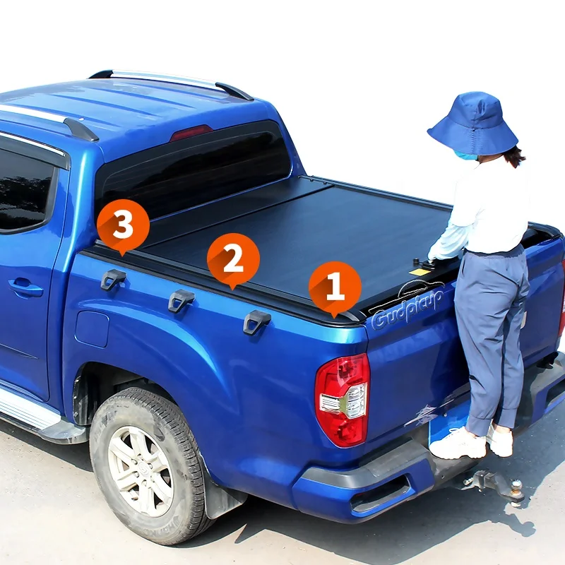 pickup accessories retractable roller shutter tonneau cover fot ford ranger isuzu d max