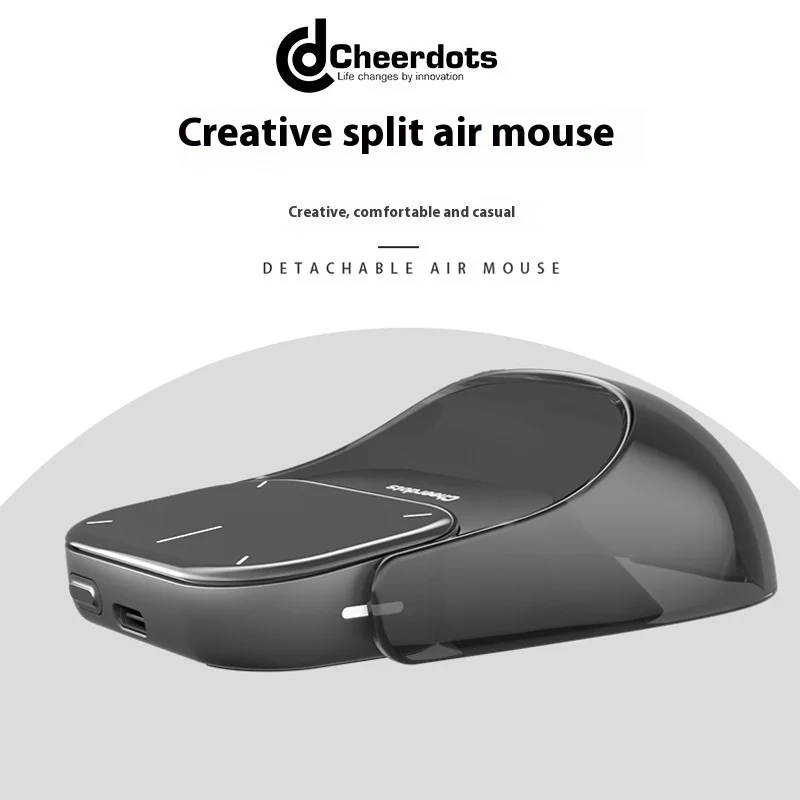 Cheerdots 2 Detachable Air Mouse AI All-in-one Mobile Mouse Wireless Bluetooth Touchpad Laser Presenter Remote Control Custom