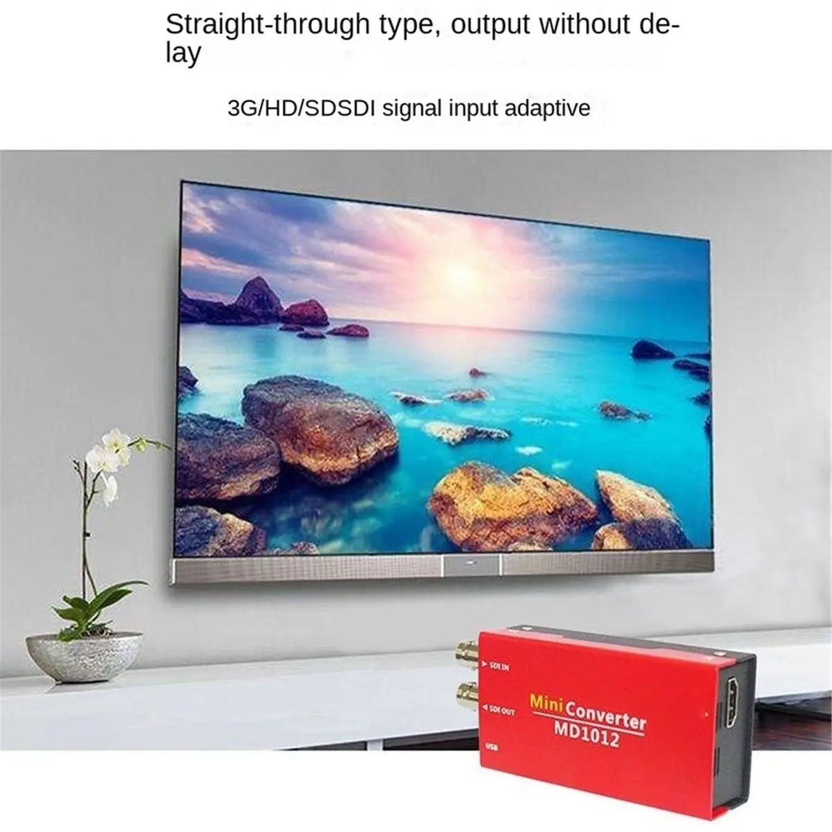 11·11COUPON Broadcast Grade SDI -Compatible Converter FHD 3G SDI to -Compatible Video Digital Signal Converter