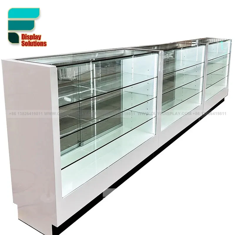 custom.Premium Smoke Shop Display Rack Multi Shelf High Capacity Display Stand Durable Construction