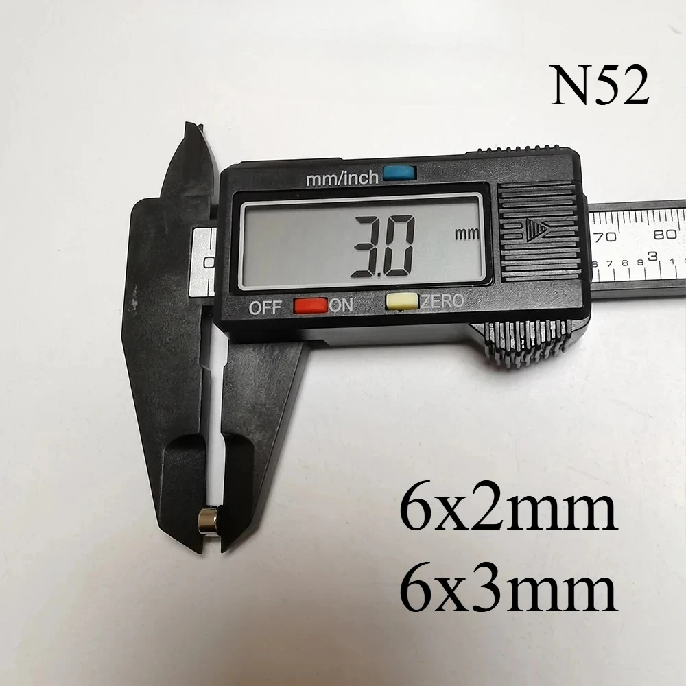 N52 6x2 6x3 6X4 Standard Size Magnets round neodymium Testing Magnet  Aimant  Fridge Diy 6*2 6*3 Tiny Powerful Fridge Diy Sale