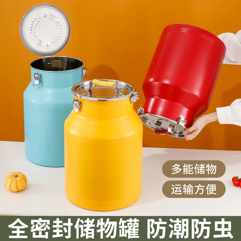 Stainless steel   Stainless steel  Coffee bean tea  3 buckle  Fresh-keeping