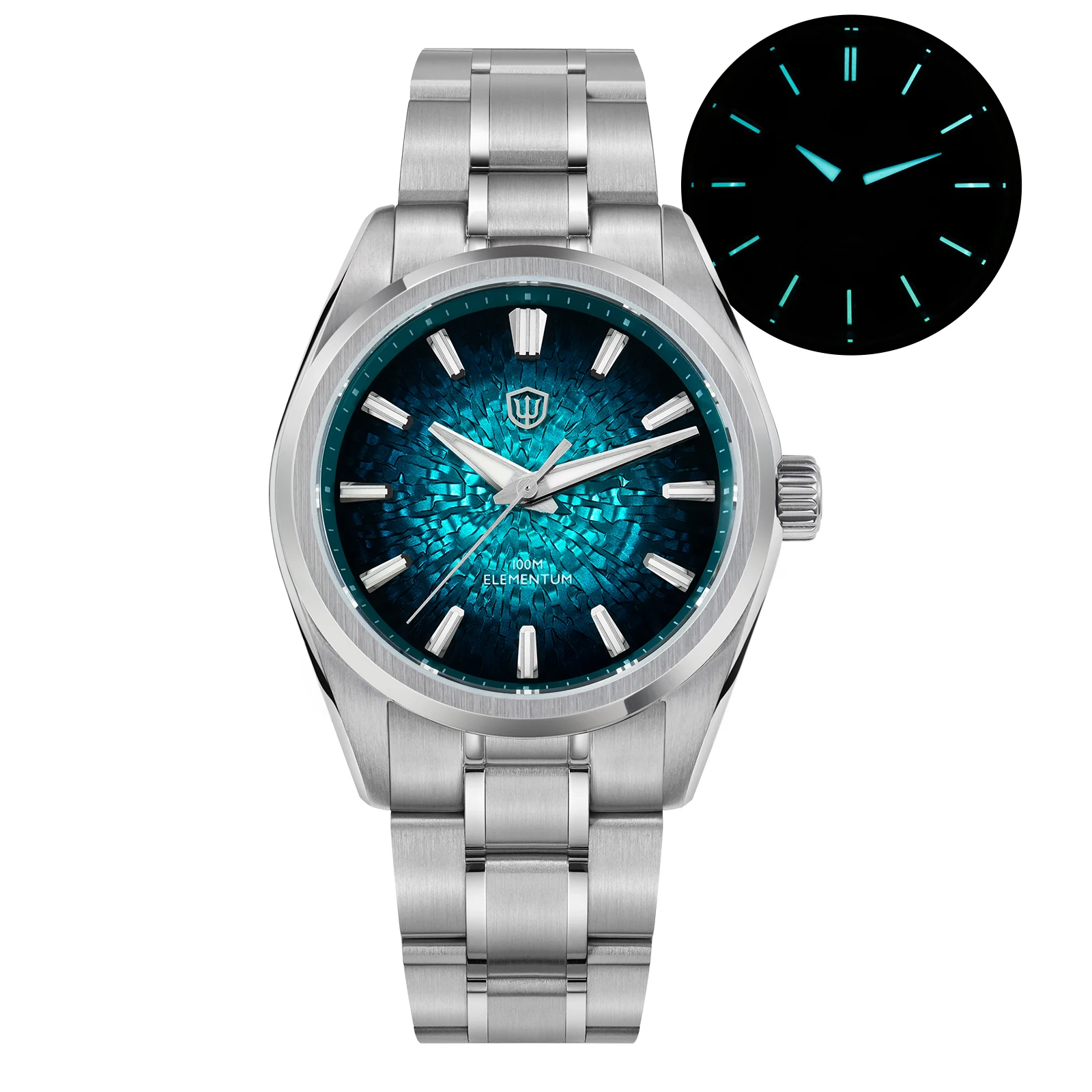 Watchdives WD0003C 38 مللي متر ساعة VH31 سويب ثانية حركة كوارتز ساعة من الفولاذ المقاوم للصدأ عنصر التصميم الأصلي ساعة يد رجالية #6