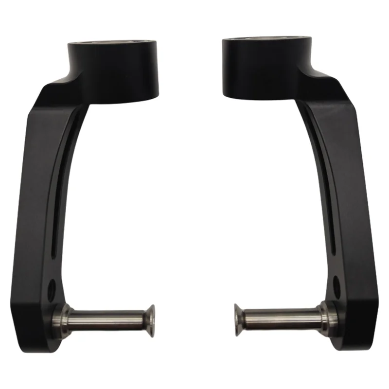 A Pair of Sports Wheelchair Front Wheels, Single-Sided Front Forks Made of Aluminum Alloy, Universal Installation, Sturdy and Flexible, One for Each Side (a Pair)