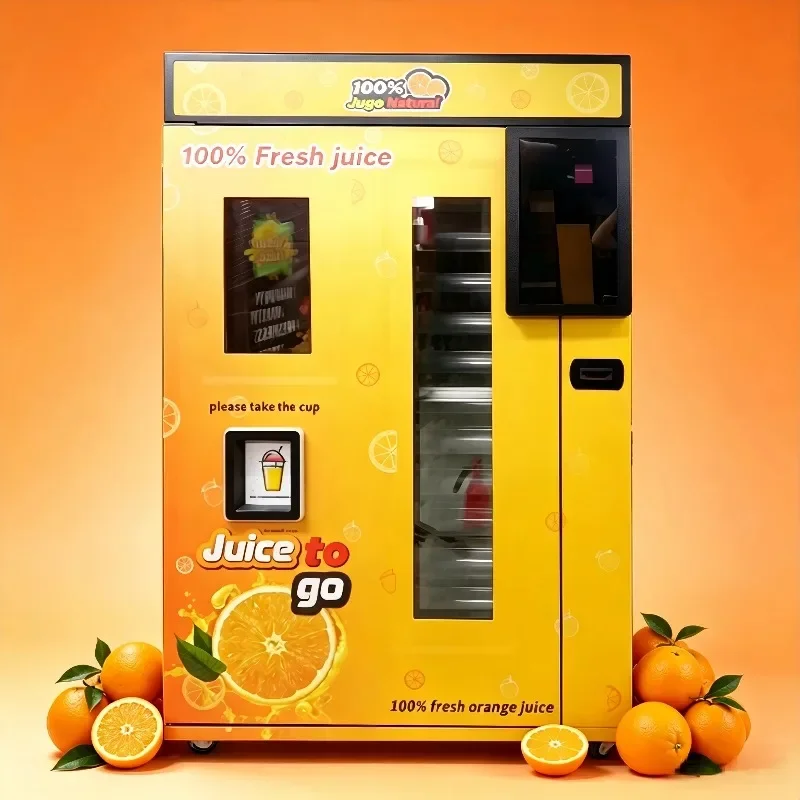 FL Fully Automatic Orange Juice Vending Machine Fresh Fruit Extracting Machine Customized