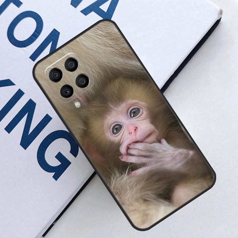 Cute Baby Monkey Animal Case For Samsung Galaxy M14 M34 M54 M13 M23 M33 M53 M52 M32 M12 M51 M31 M30s M31s M20 Coque