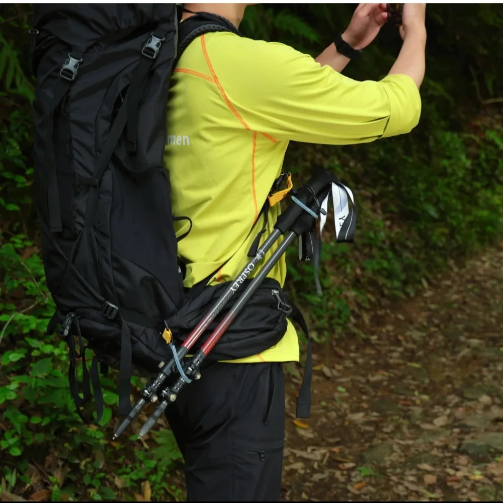 Outdoor Camping Trekking Pole Holder Hiking Pole Fixing Strap No Disassembly Easy Elastic Loop Quick Install Backpack Accessory
