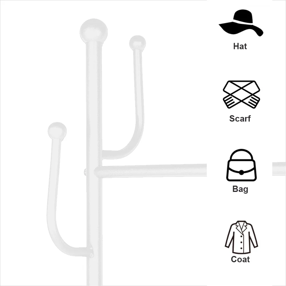 Stehender Kleiderständer mit Rollen und Ablage für Garderobe, Schlafzimmer und Wohnzimmer – Detail 5