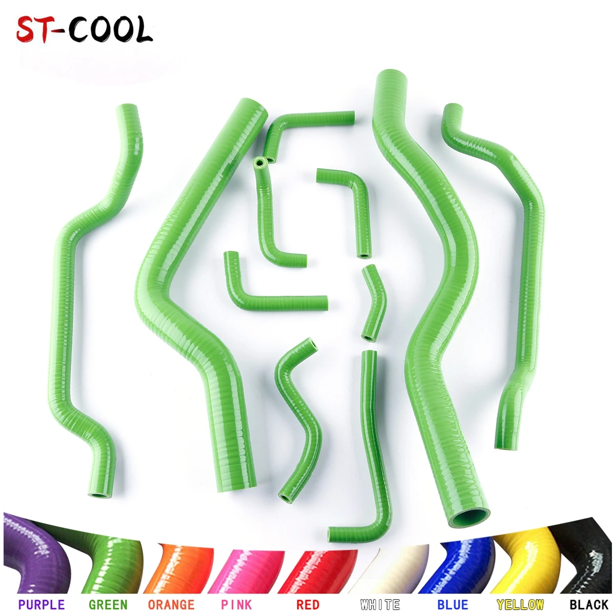 

For Mitsubishi Eclipse 1G 4g63t Dsm 1990-1994 1991 1992 1993 Silicone Coolant Radiator Hoses Tubes Piping Kit 11Pcs 10 Colors