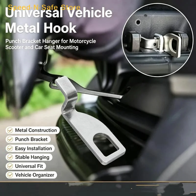 Extended Metal Tow Hook Bracket Tailgate Extension Hanging Hook Heavy Duty Part For Van Rear Door Camping Modification