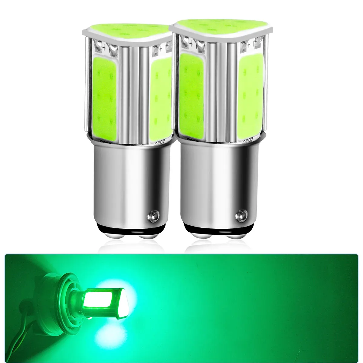 2PCS Große COB LED 1156 BA15S P21W 1157 BAY15D P21/7W S256 G18 Brems lichter Lampen 12V Für Auto Reverse Stop Bremse Hinten Lichter Lampen