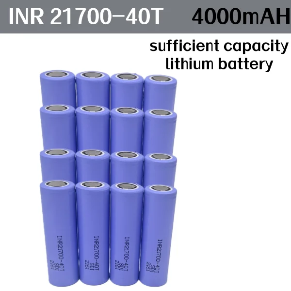 

100% NEW 21700 4500mah 45A 40T 3.7V high discharge/capacity Li-ion rechargeable battery PK 40T high discharge power li-io