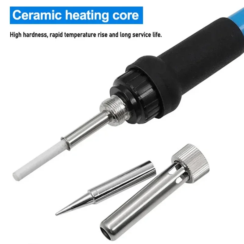 Adjustable Temperature Electric Soldering Iron 110V/220V 60W Solder Iron Professional Tin Welder Heat Pencil Welding Repair Tool