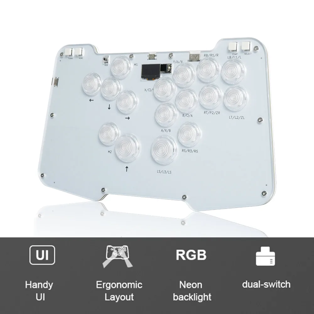 

Duelpad Zen16 Fightstick Arcade Joystick For PC/PS4 Controller Hitbox Keyboard For Steam/Switch