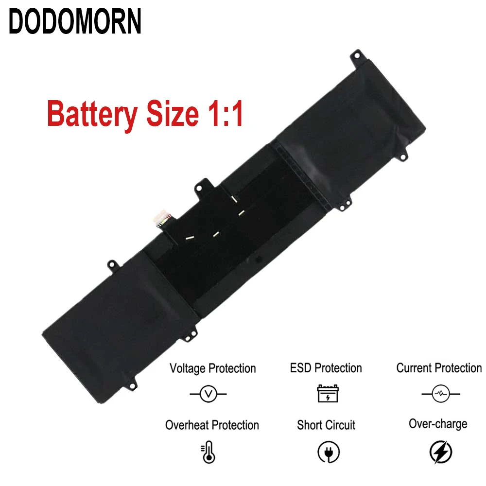 DODOMORN 100% New 0JV6J High Quality Battery For Dell Inspiron 11 3000 Series 11-3162 11-3164 11-3168 In Stock Fast Delivery