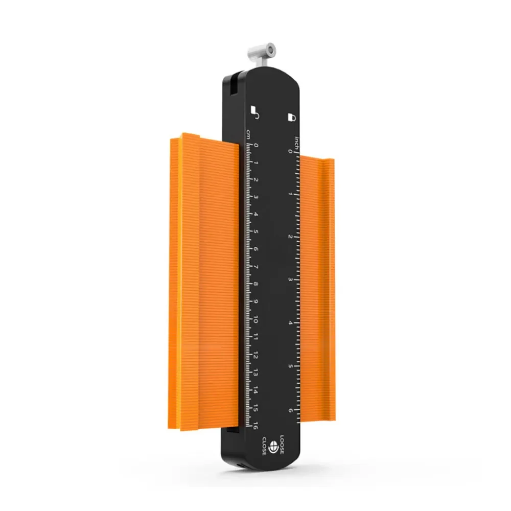 Suitable for Curved Shapes Wider Contour Gauge Duplicator With Lock 6/10 Inch Profile Shape Copy Tool Template