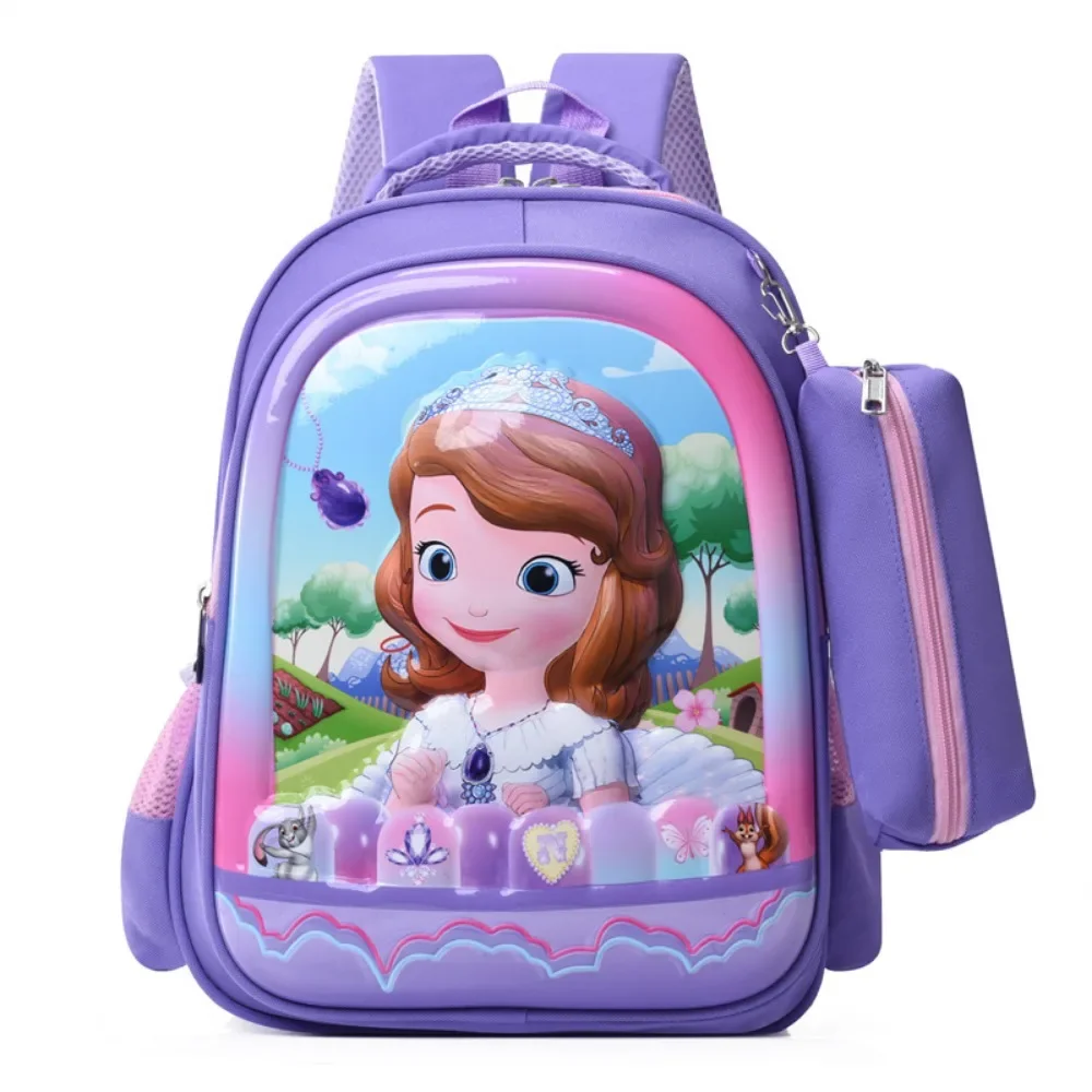 Sac à dos d'école à coque rigide 3D pour garçons et filles, sac à dos de dessin animé mignon, allonger le fardeau, haute capacité, cadeaux, nouveau modèle, année 1 à 2, 2024