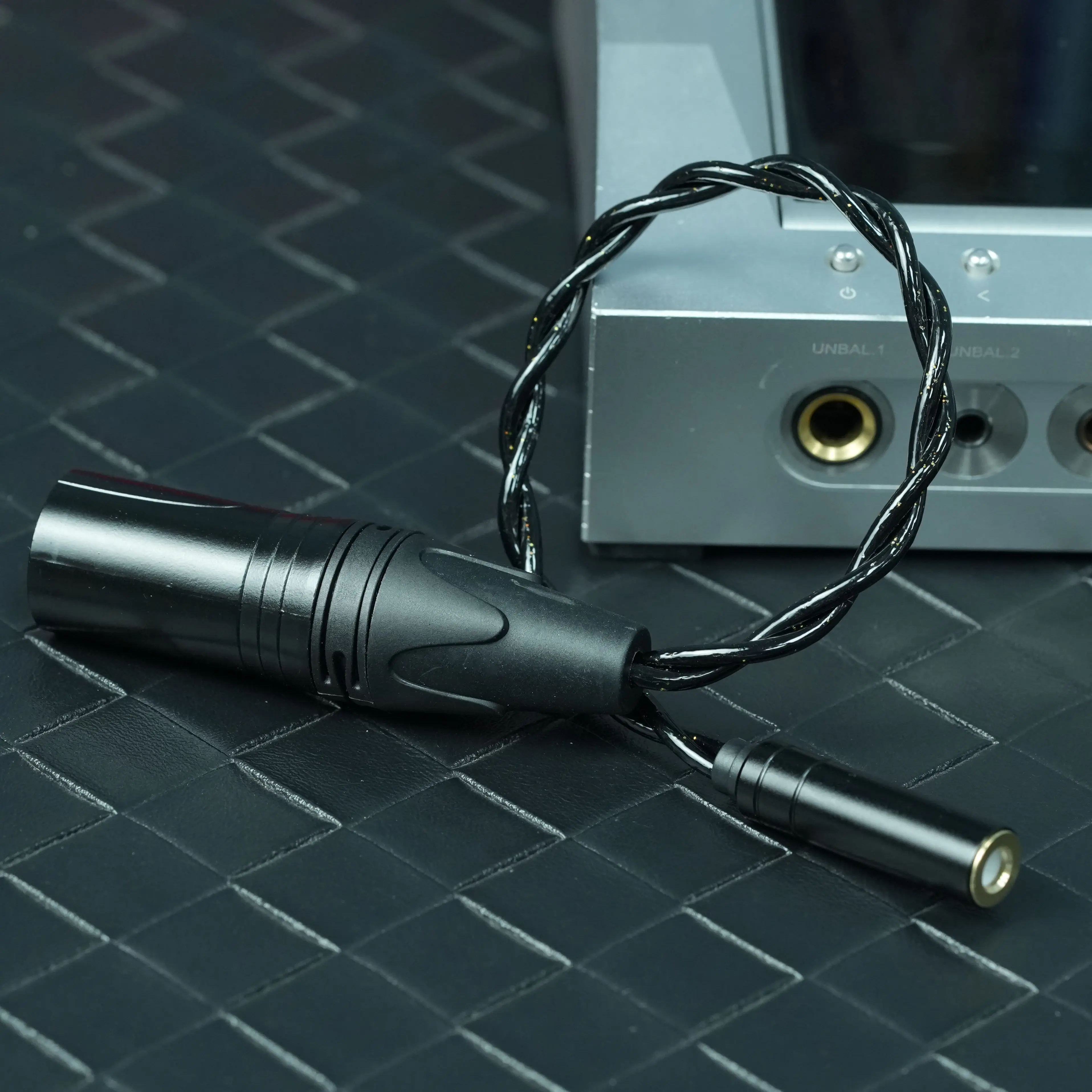 XINHS-125 4-Pin XLR Male Head To 4.4mm Female Head Balance Extension Cable Suitable for TEAC UD -701N/Soekris dac2541SonyPHA2A view 5
