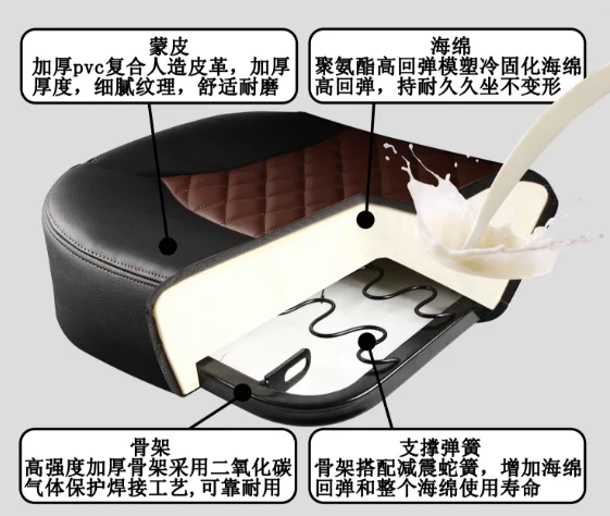 RV، سائق أساسي وثانوي، مقعد صدمة ميكانيكي