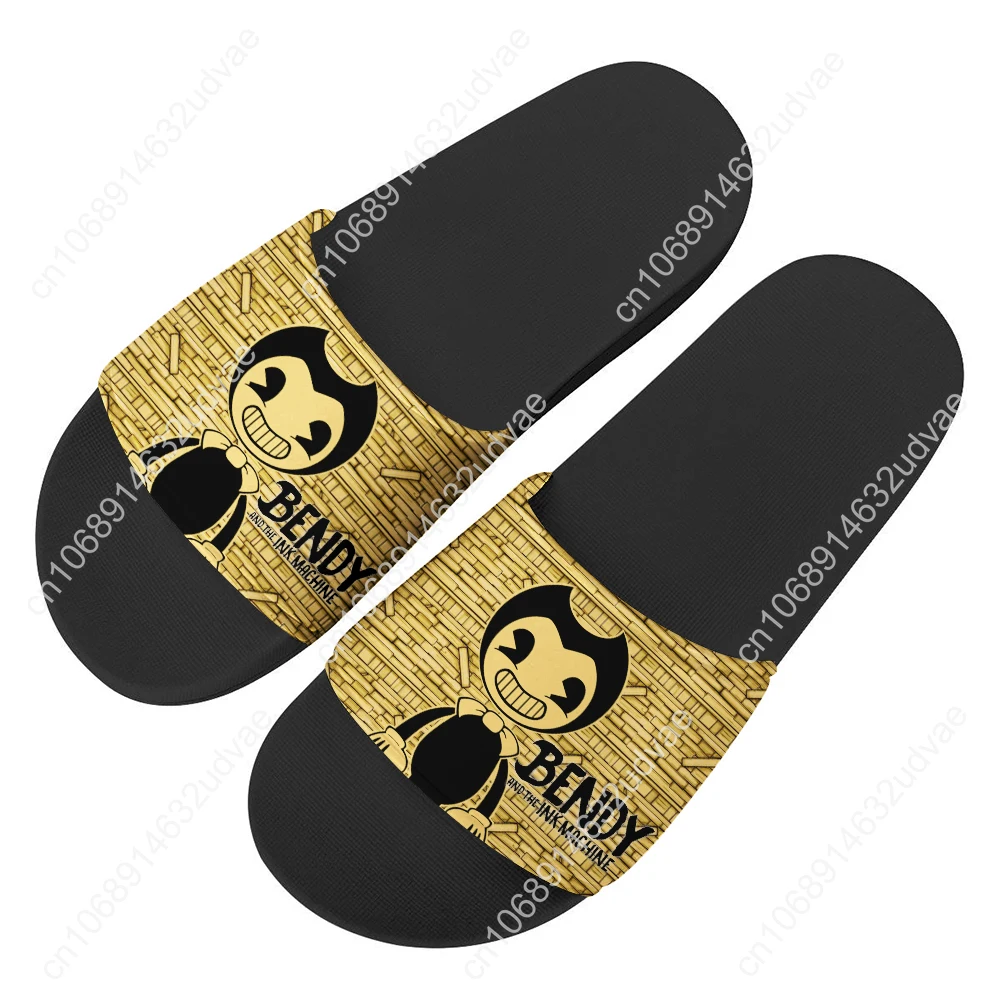 

B-Bendy and T-The I-Ink M-Machine Sandals Home Slippers Water Shoes Men Women Teenagers Children Sandal Custom Made Slipper